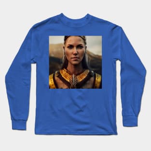 Viking Shield Maiden Long Sleeve T-Shirt